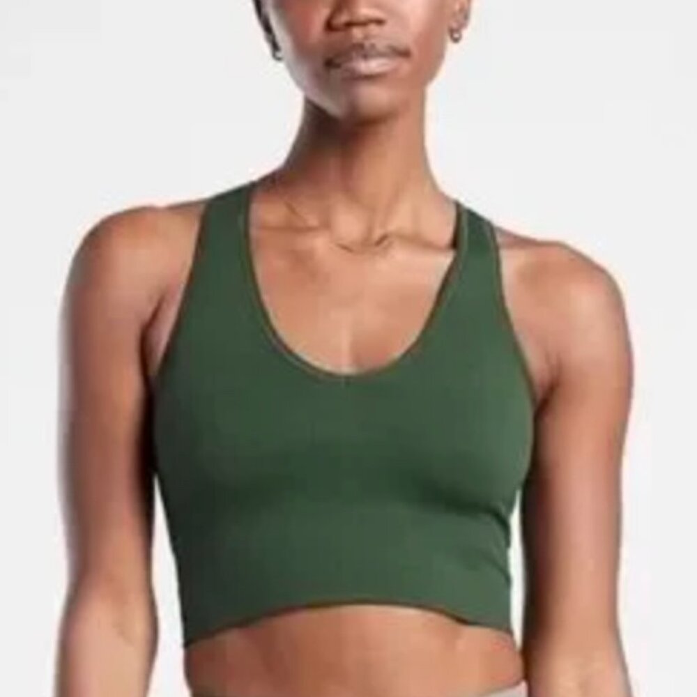 Aurora Seamless Crop Rib Tank